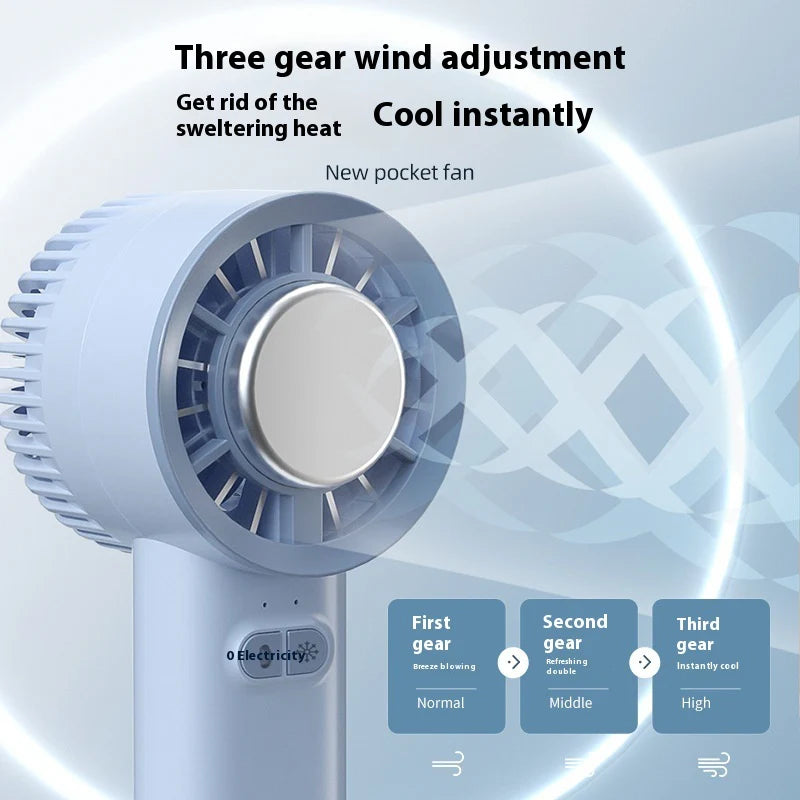 Cool Off In Style with the 2024 Summer Turbo Jet Mini Fan - Your Pocket-Sized Blazing Breeze Buddy!