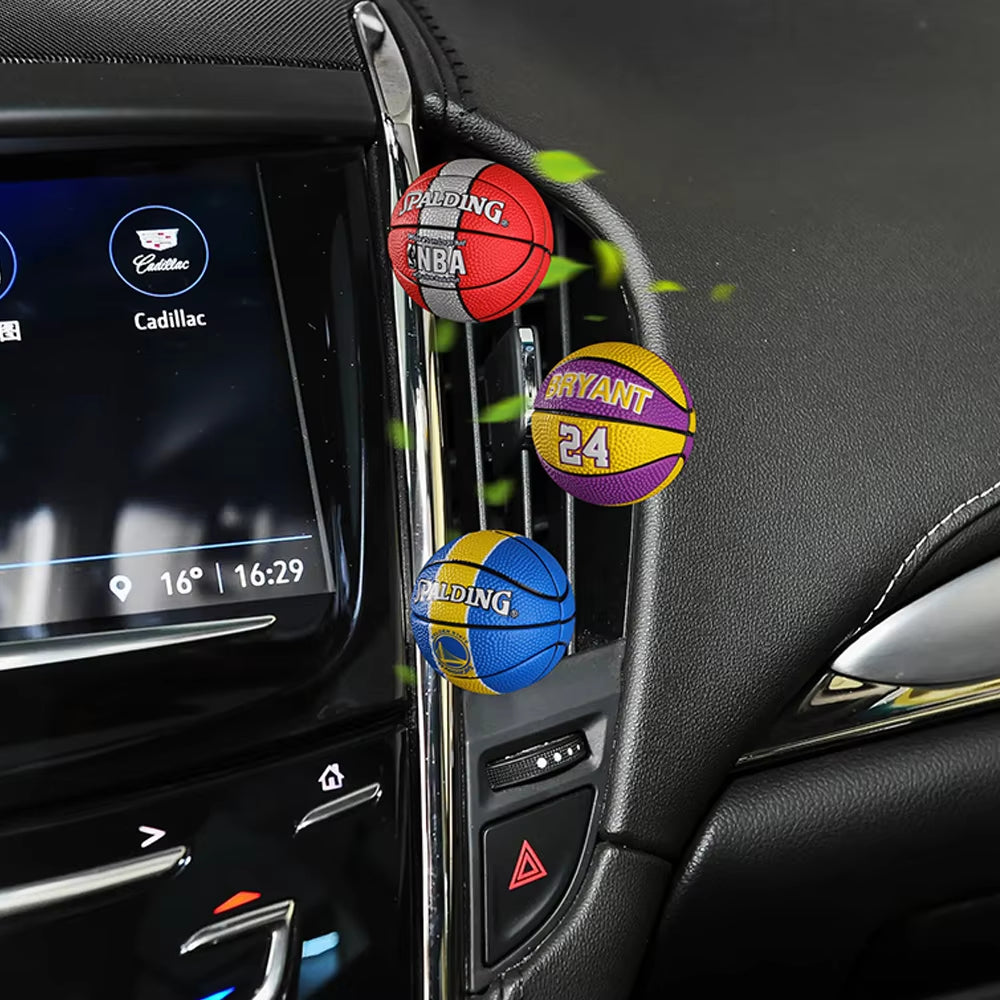 Bouncy Basketball Bliss: Funky Air Freshener for an Unforgettable Ride!