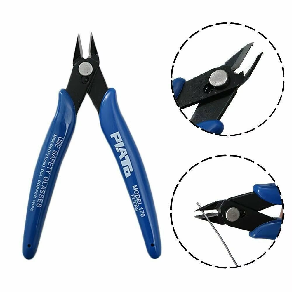 Get a Grip on Cutting: Meet Your New Favorite Carbon Steel Pliers – The Snazzy Blue Sidekicks for Home Projects!