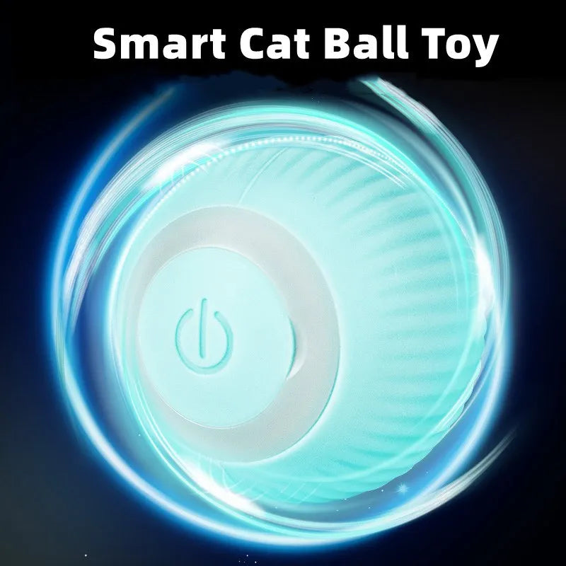 Feline Funball: The Purr-fect Automatic Rolling Playtime Wonder for Your Lazy Kitty!