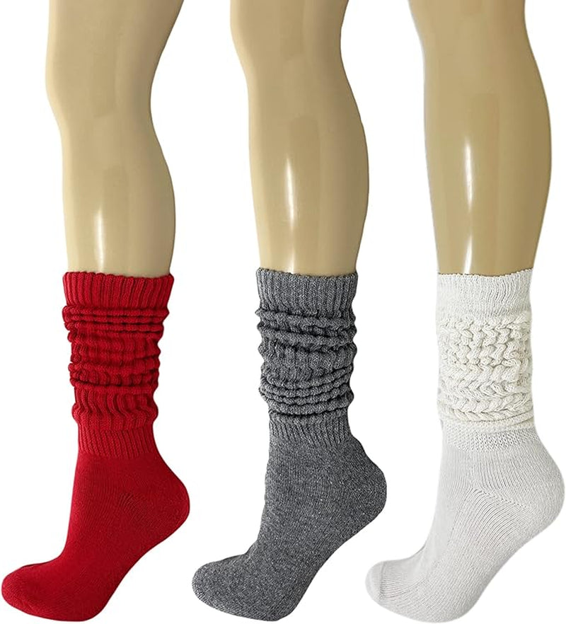 Socks So Comfy They Might Just Steal Your Heart: 3 Pairs of Chunky Rainbow Huggers for Your Feet!