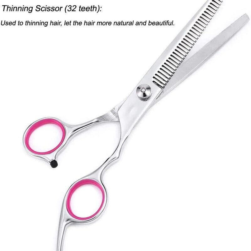 Premium Pet Dog Grooming Scissors Set - Stainless Straight, Curved & Thinning Shears for Perfect Grooming Results