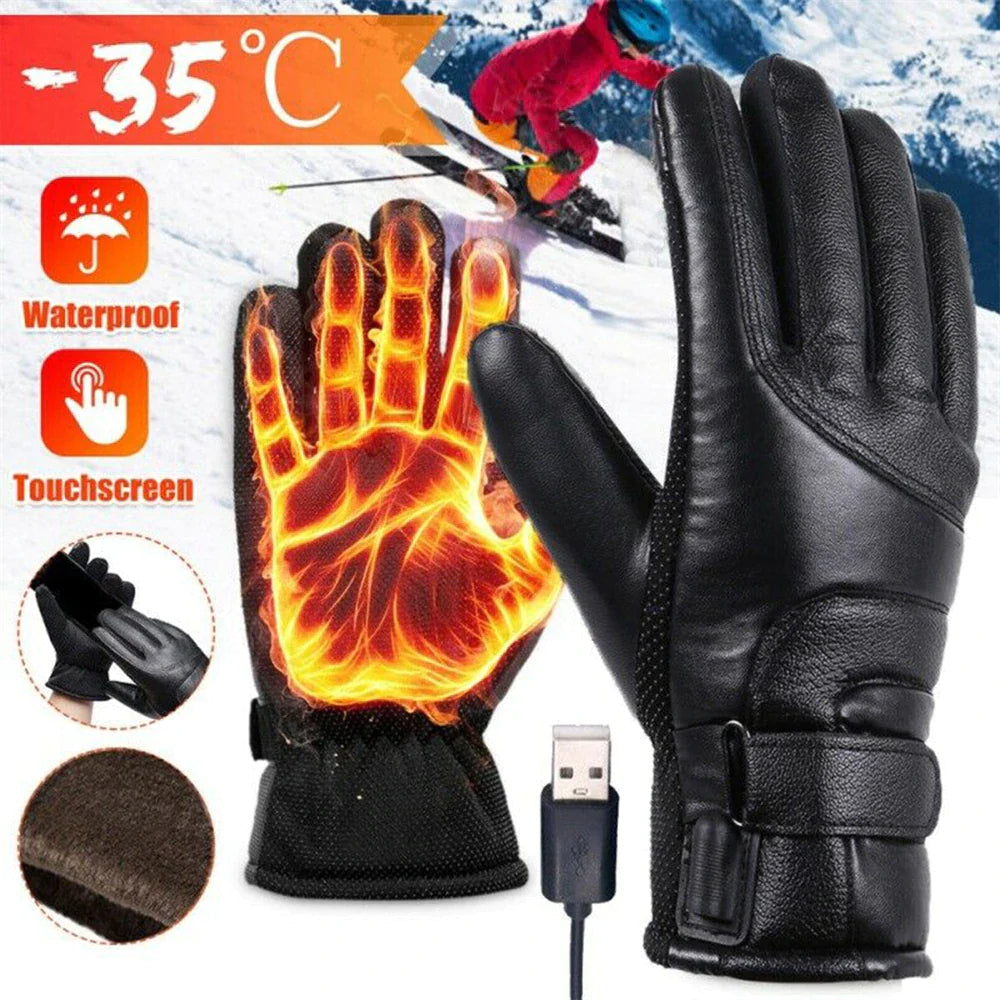 Ultimate Electric USB Heated Gloves - Winter Thermal Protection for Skiing, Snow, and Outdoor Adventures!