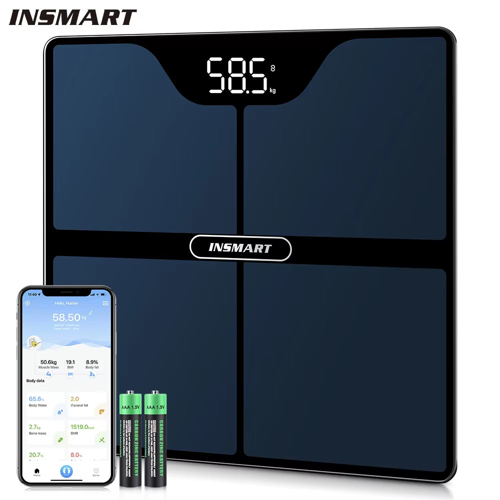 Step onto the Scale and Laugh Your Way to Fitness: Meet the INSMART Body Weight Wizard – Measuring Your Weight and Body Magic Up to 180Kg!