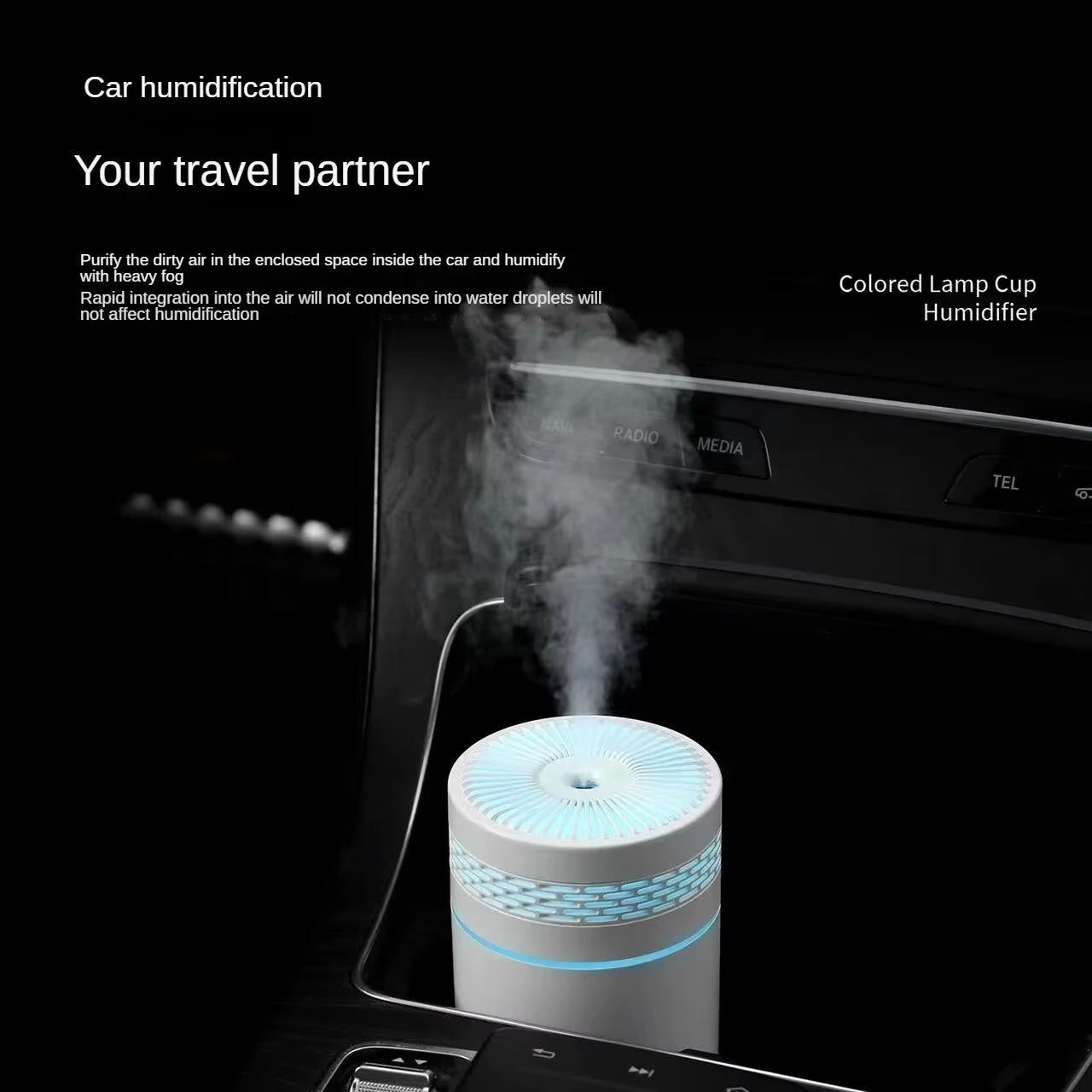 Humidifier That Makes Your Car Smell Like a Spa: Mini Seven-Color Aroma Machine to the Rescue!