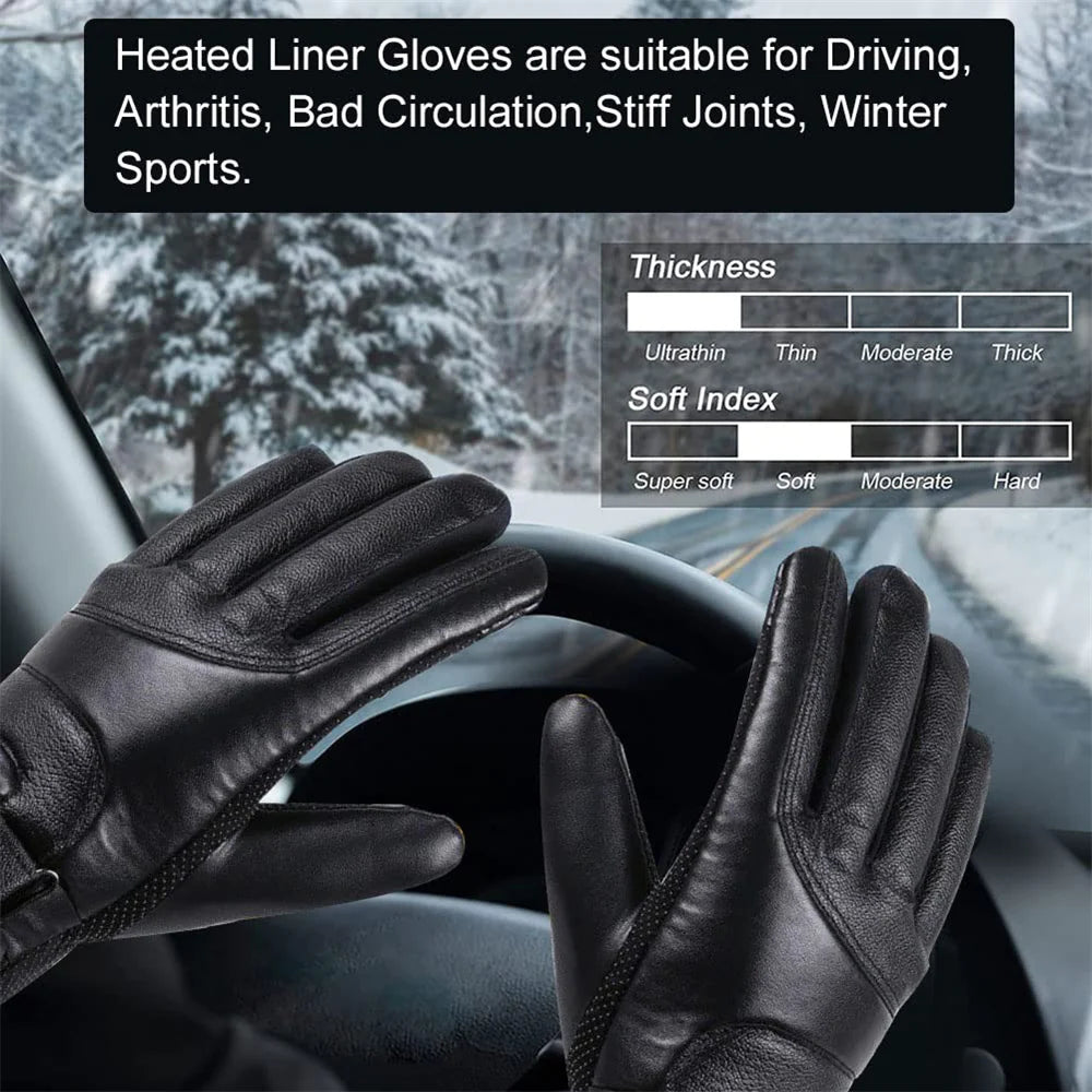 Ultimate Electric USB Heated Gloves - Winter Thermal Protection for Skiing, Snow, and Outdoor Adventures!