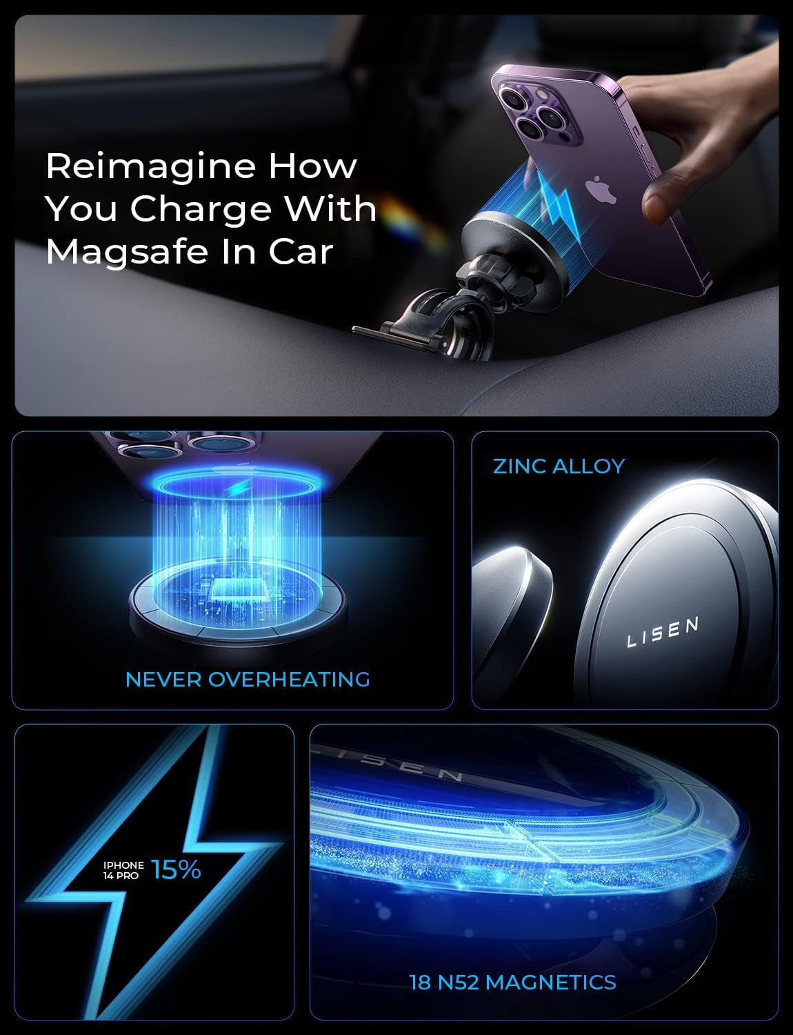 Zoom Zoom Zappy: The Lightning Speed Magnet that Keeps Your iPhone From Playing Hide and Seek in Your Car!