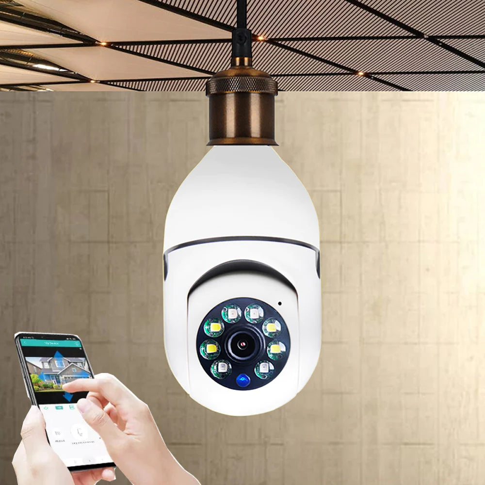 Spy on Your Cat in 1080P: The Zoomy Lightbulb Security Camera That Might Just Expose Your Secret Snack Stashes!