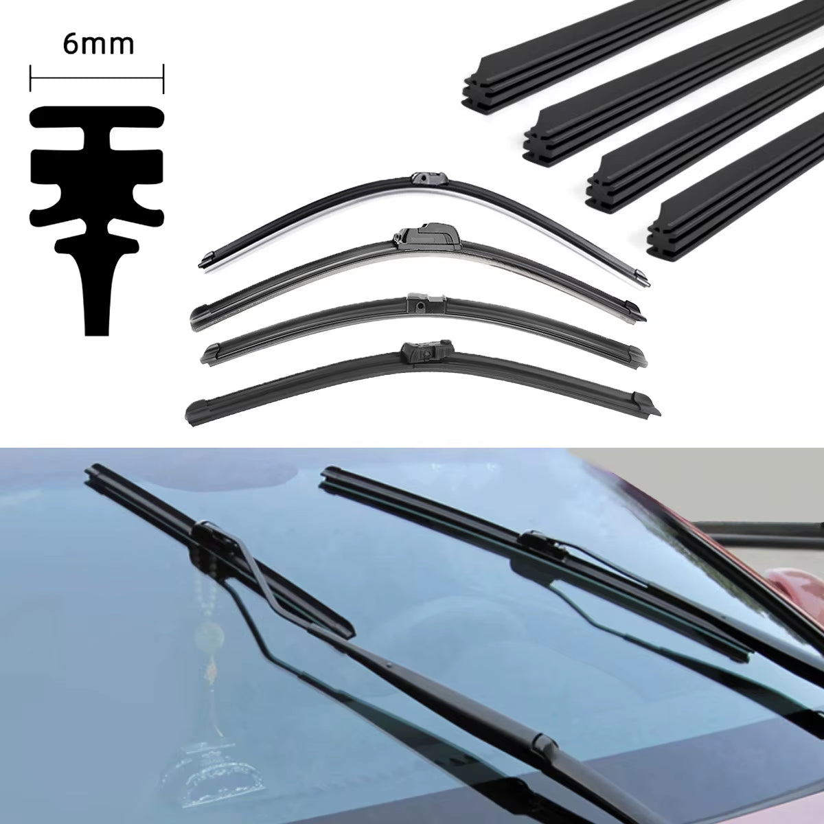 Emotional Wiper: The Mood-Swinging Rubber Strip That Size-Shifts with Your Feelings and Vehicle!