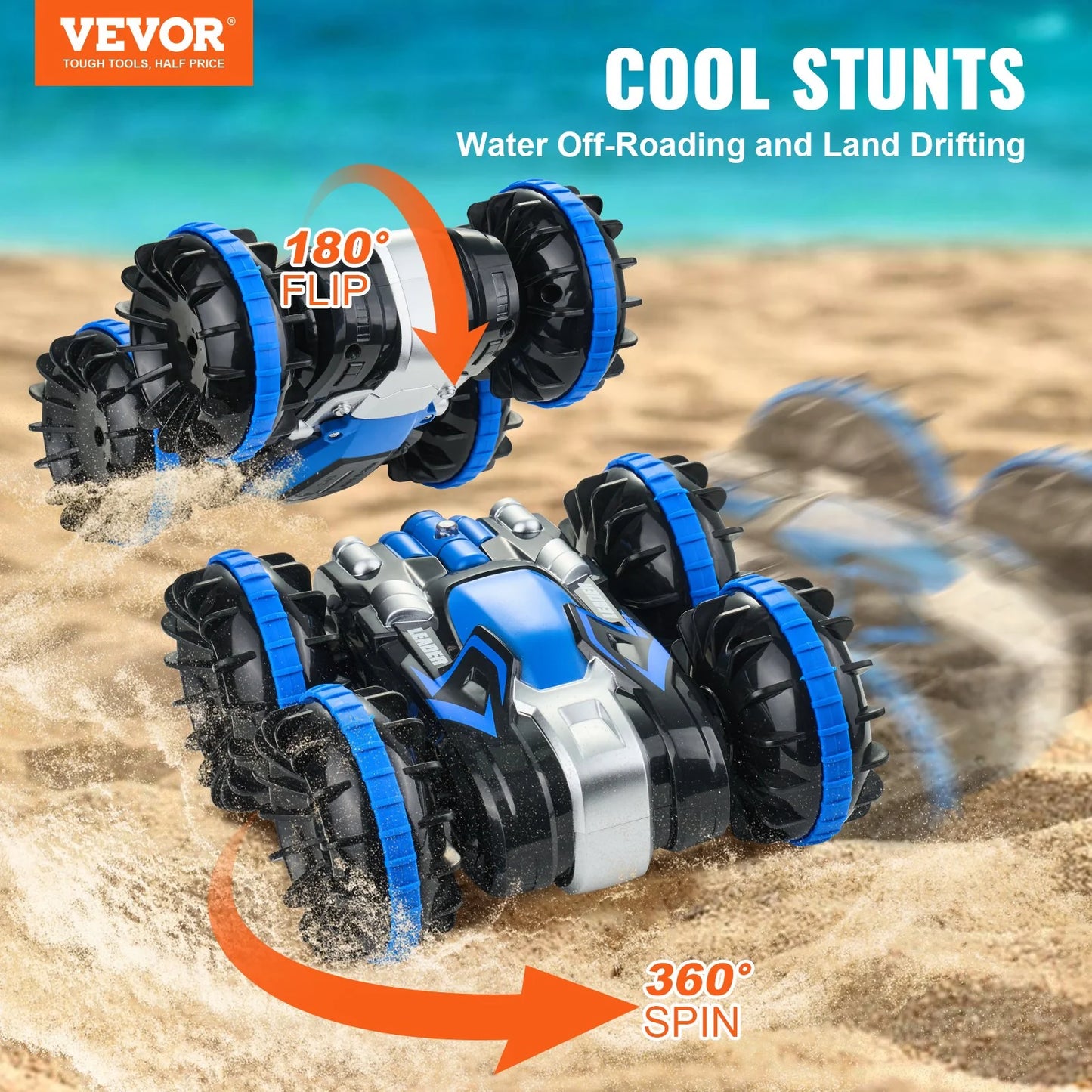 VEVOR's Swimmin' and Zoomin' Remote-Controlled Beast: For Kids Who Can't Decide Between Land and Sea!