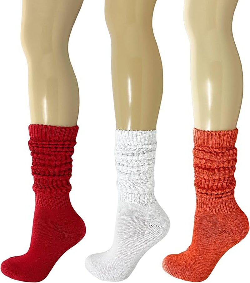 Socks So Comfy They Might Just Steal Your Heart: 3 Pairs of Chunky Rainbow Huggers for Your Feet!