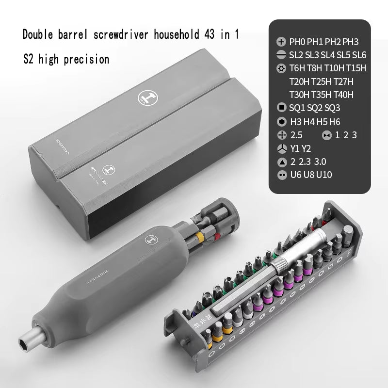 32-in-1 Magnetic Screwdriver Set with Torx & Hex Bits - Precision Repair Tool Kit for Phones & PCs