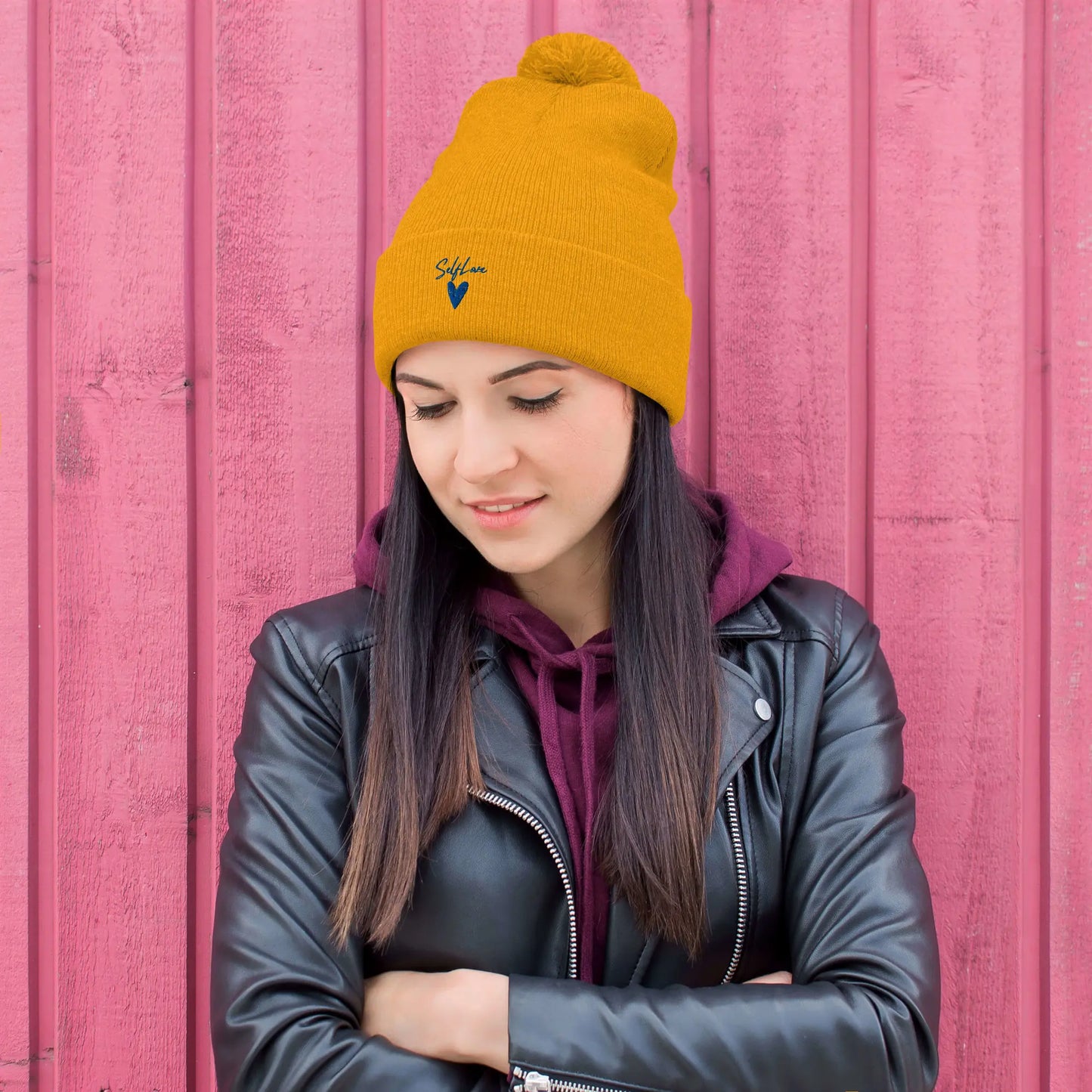 Hug Your Head - Fluffy Top Hat of Self-Affection for Cold Weather!