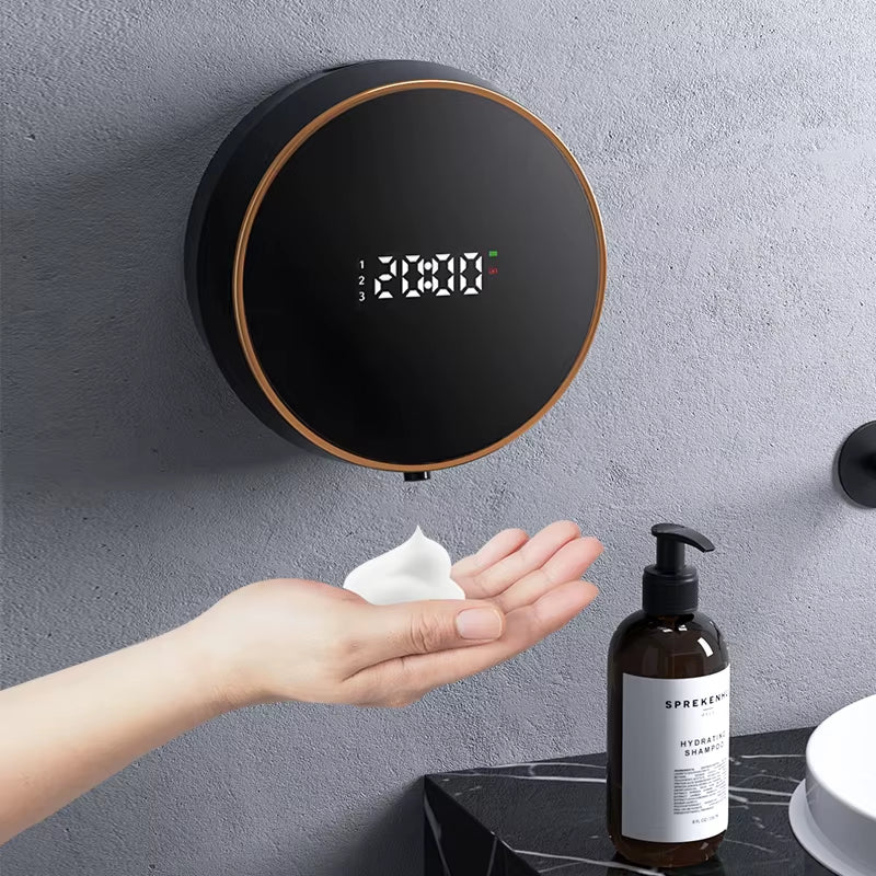 Smart Touchless Foam Soap Dispenser with Temperature Display - Automatic Sensor & Type-C Charging Hand Washer