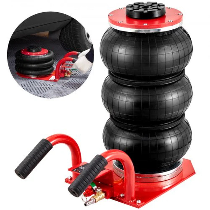 VEVOR's Airy Lift Off: The 3 Ton/6600 Lbs Party Balloon for Your Car! Inflate It, Don't Deflate It - Rises to 17.7 Inches & Keeps Your Tires Happy While You Chill (Red)