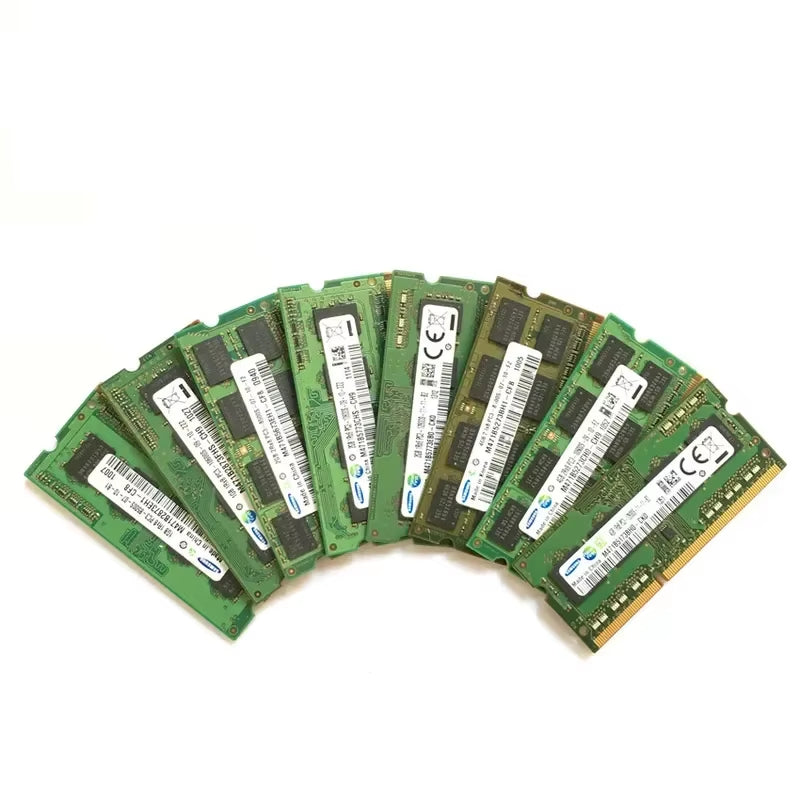 High-Performance Samsung DDR3 Laptop RAM - 1GB, 2GB, 4GB, 8GB Options, 1066/1333/1600 MHz, PC3/PC3L Compatible