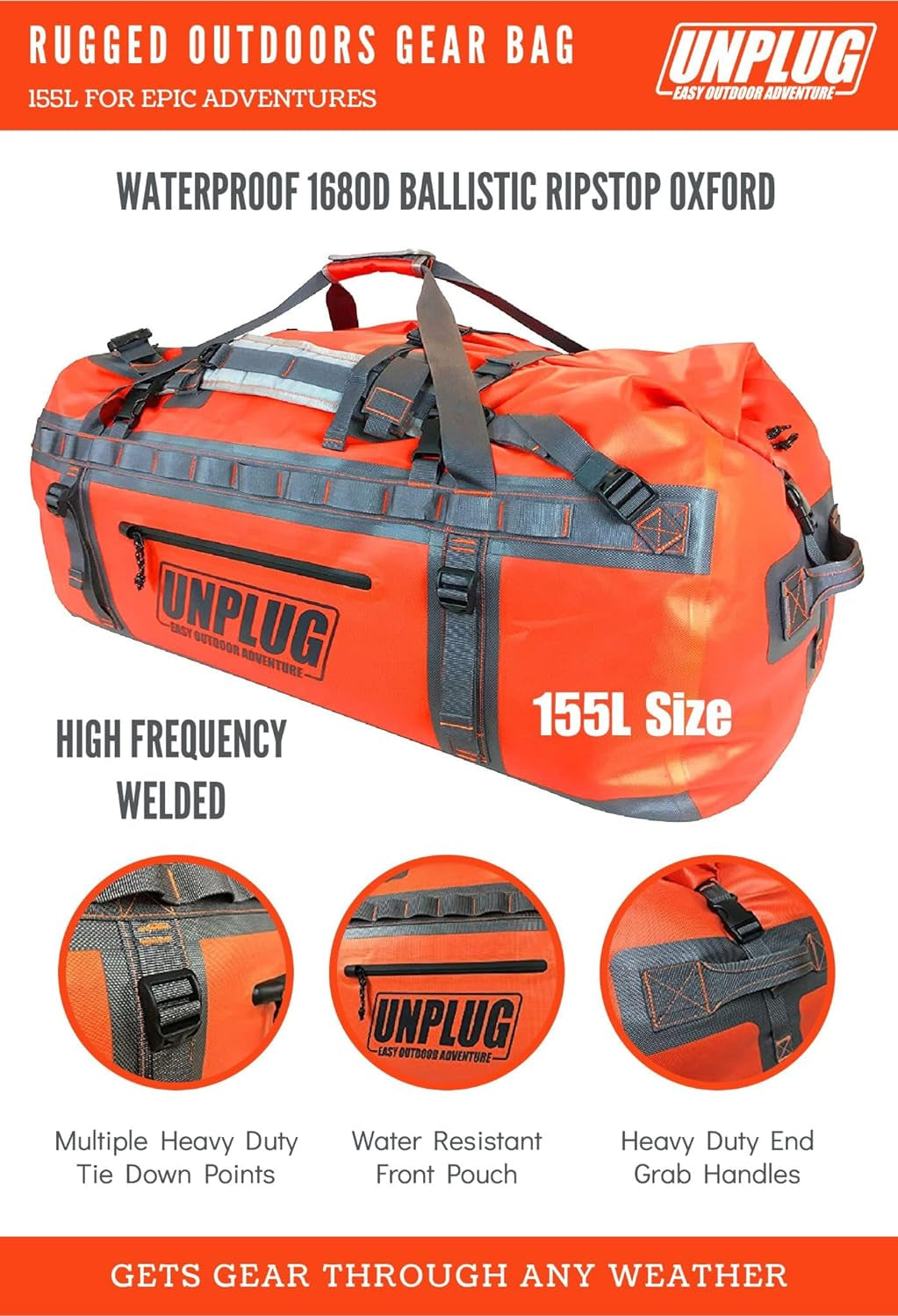 The Unplugged Wilderness Wonder Bag: Your All-Weather, All-Adventure, "Please Don’t Sink My Stuff" Companion for Camping, Motorcycling, and Aquatic Shenanigans!