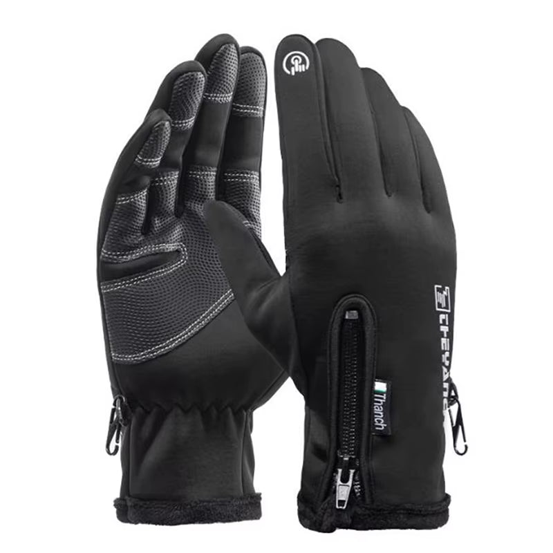 Frostbite Fighters: The Ultimate Glove for Touching Screens While Riding Through the Arctic!