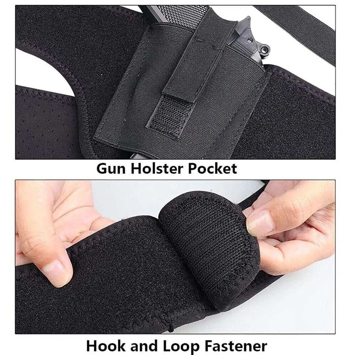 Secret Agent's Fashion Statement: The Stealthy Shoulder and Belly Holster for Your Favorite Pocket Rocket!