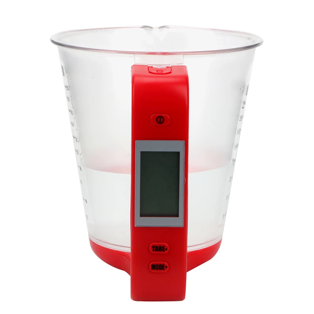 Precision Digital Measuring Cup with LCD Display - Perfect Kitchen Scale for Accurate Temperature Measurement