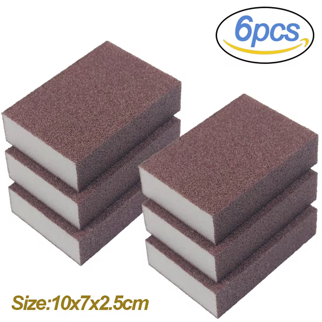 Magic Sponge Eraser Set - Rust Removal & Descaling Cleaning Brushes for Cooktops and Pots - 1/2/4/5/6/8 Pcs