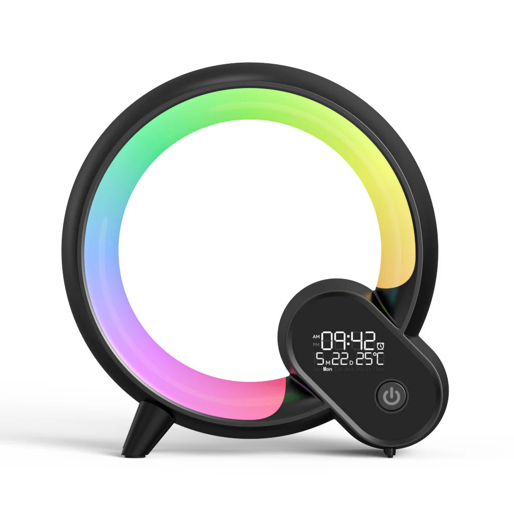 Wake Up Bright: Bluetooth Smart Sunrise Alarm Clock with Colorful Atmosphere Light