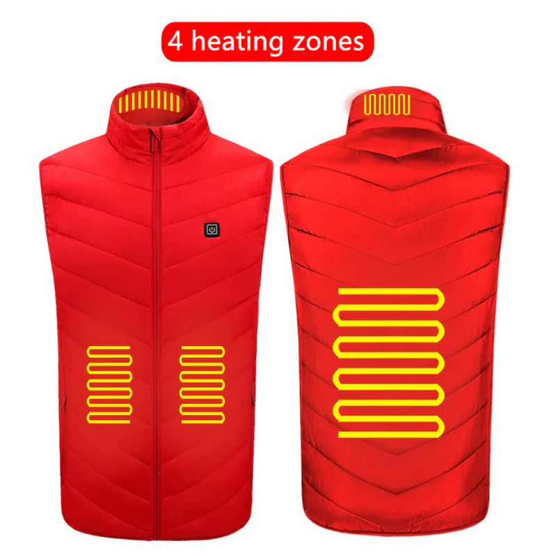 Stay Warm Anywhere: Washable USB Charging Heated Vest for Ultimate Winter Comfort