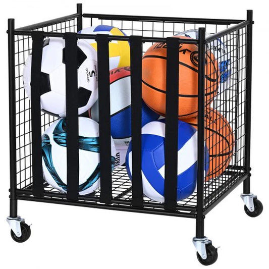 Bouncing Ball Butler: The Ultimate Sports Stuff Stash for Your Gym, Garage, or Playground Shenanigans!