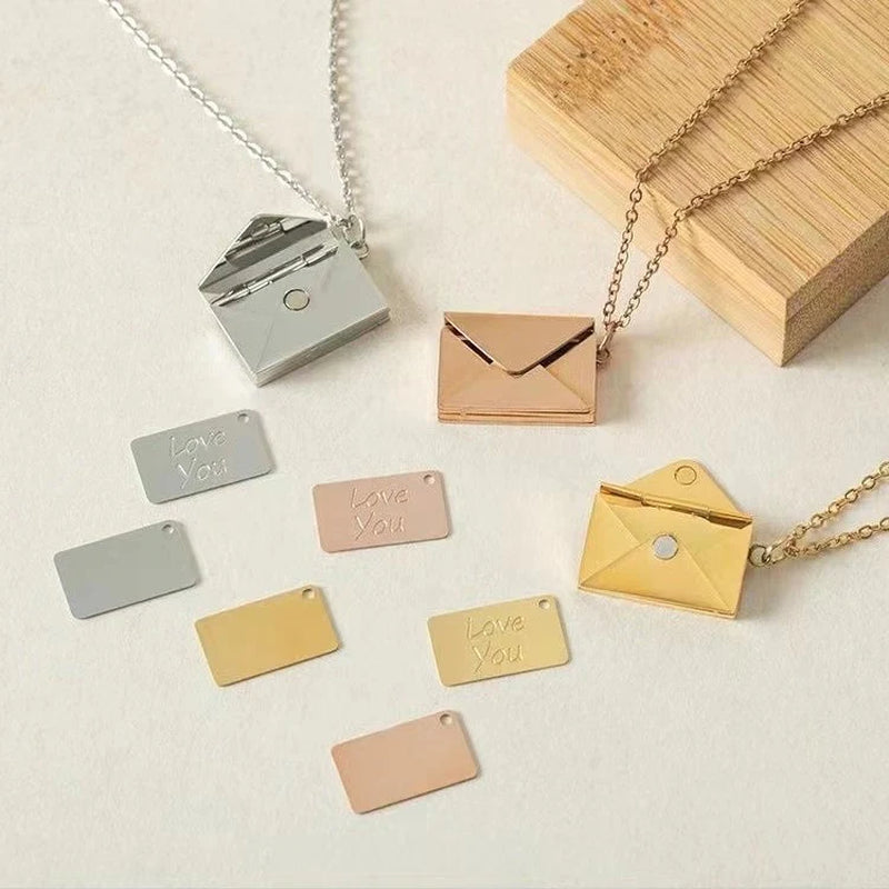 Mail It to Mom: The Envelope Necklace - Because She's Too Special for Plain Old Mail This Mother's Day!