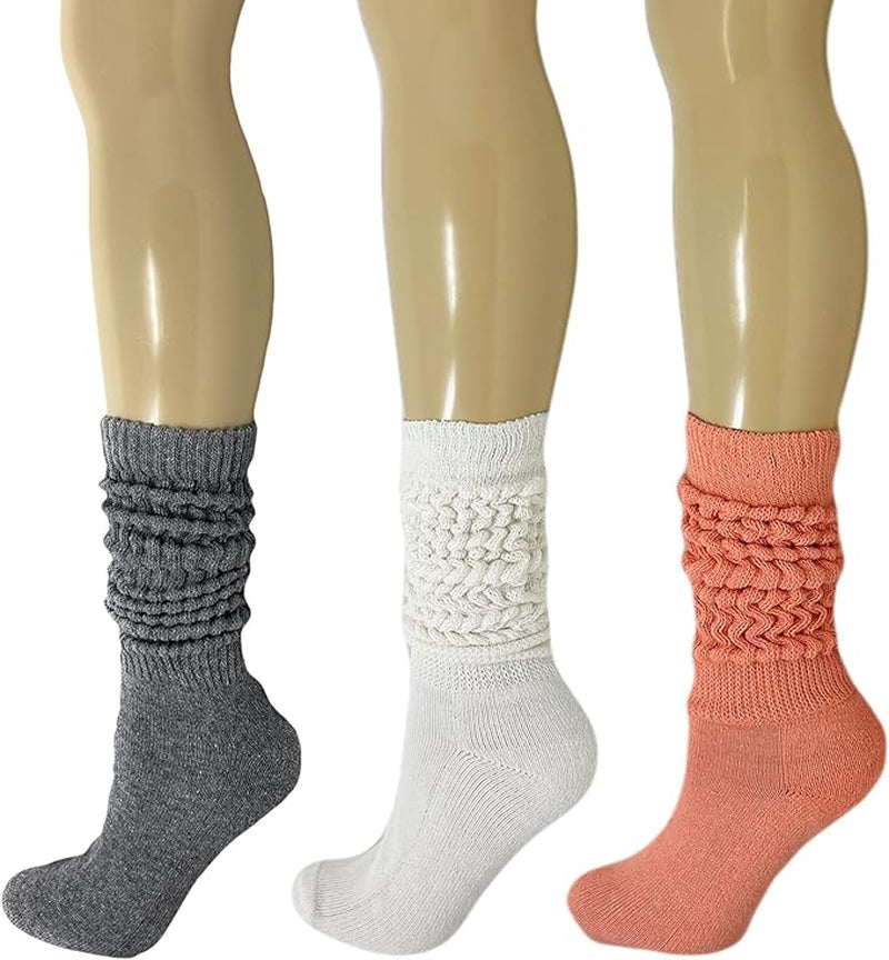 Socks So Comfy They Might Just Steal Your Heart: 3 Pairs of Chunky Rainbow Huggers for Your Feet!