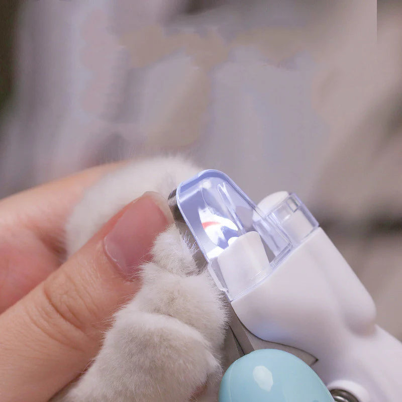 LED Electric Pet Nail Clippers & Grinder - Safe & Easy Dog & Cat Nail Care with Built-in Light