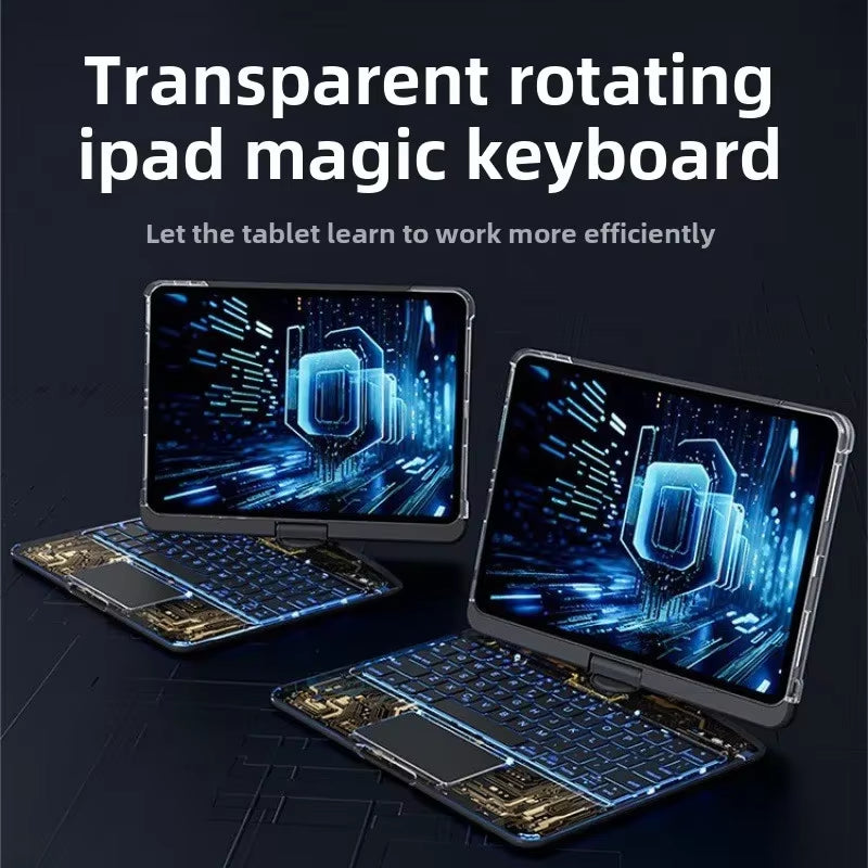 The Ultimate Transparent Magic Keyboard Case: Protect Your Apple Air5 & Pro 11 Inch Like a Ninja, Type Like a Boss!