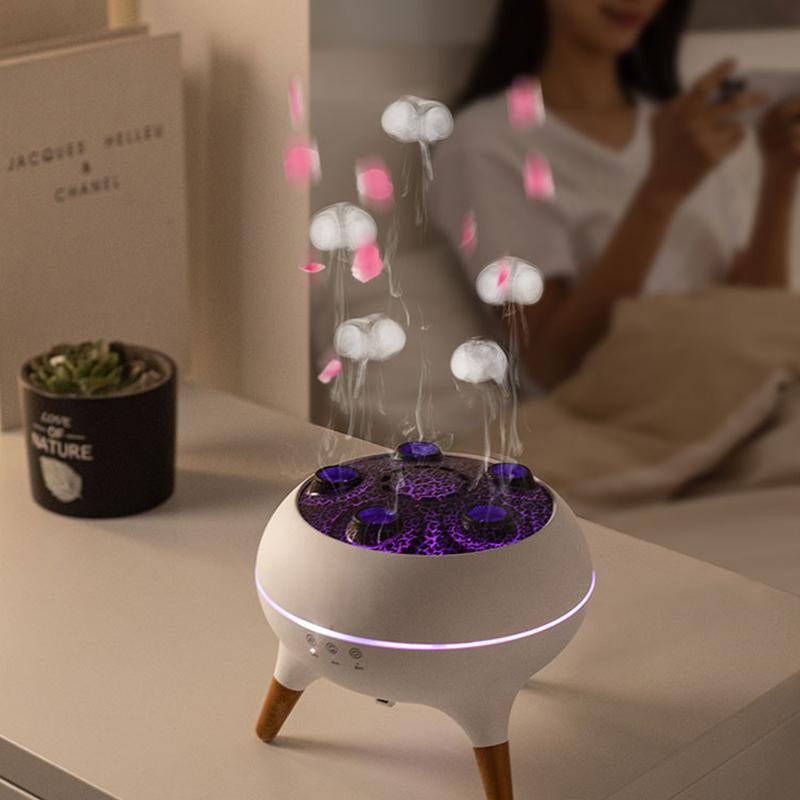 Meet the Jellyfish of Hydration: Your New Multi-Spray Aromatherapy Humidifier That Doubles as a Mood Light Show!