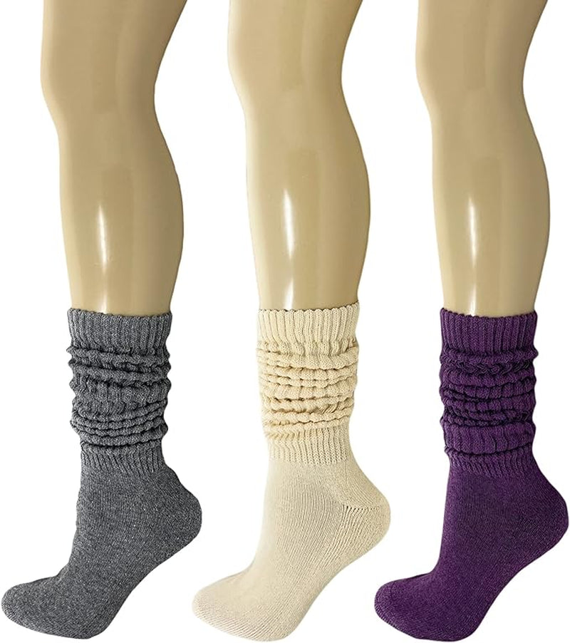 Socks So Comfy They Might Just Steal Your Heart: 3 Pairs of Chunky Rainbow Huggers for Your Feet!