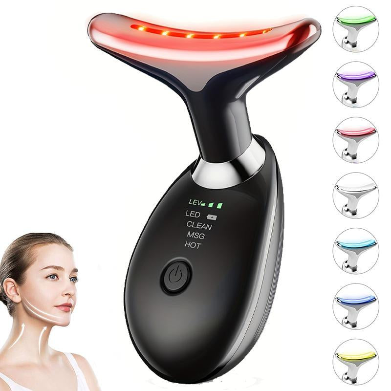 Glow Up Your Game: The Portable LED Light Facial Massager for a Youthful, Radiant You!