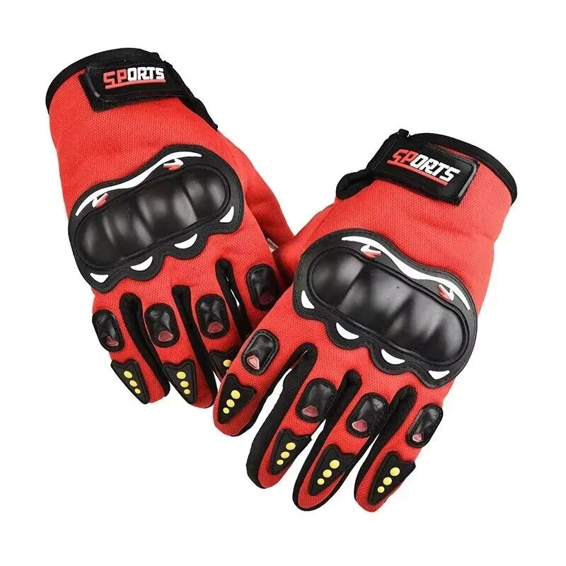 Rev Up Your Ride with These Ultimate Full-Finger Motorcycle Gloves - Stay Touch-Screen Savvy and Crash-Proof!