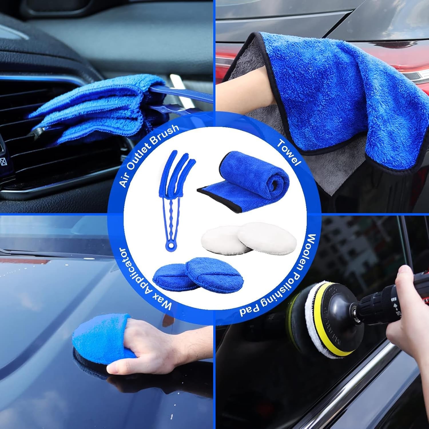 27-Piece Car Spa Party: The "Make My Ride Shine Like a Disco Ball" Brush Bash for Sparkly Clean Whips Inside, Outside, and Under the Wheelie Woohoos!