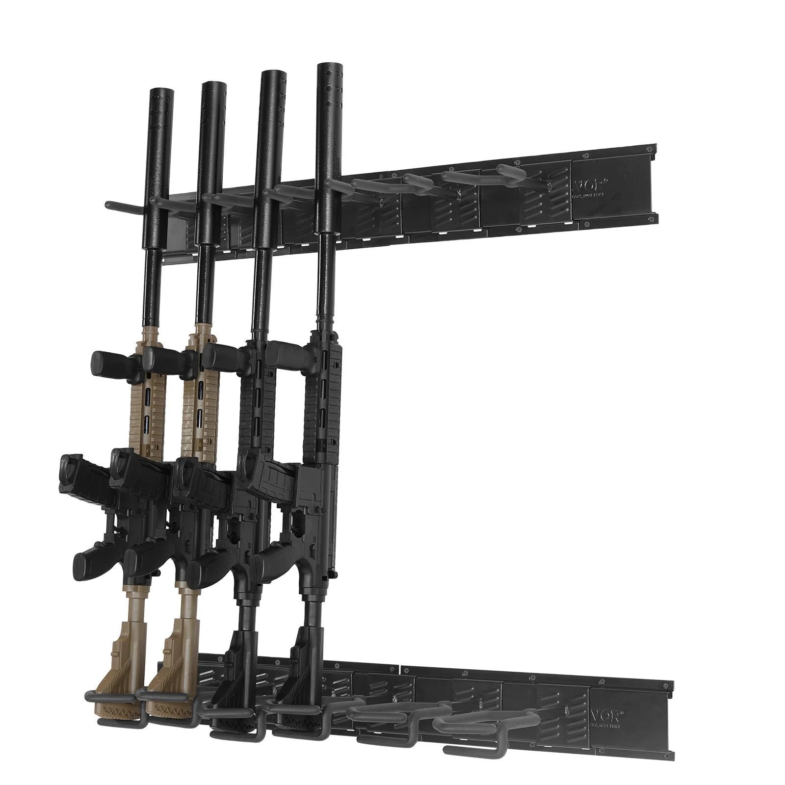 Gunzilla's Vertical Weapon Jungle Gym: The Rack That Holds Your Boomsticks While Cuddling Them Softly!