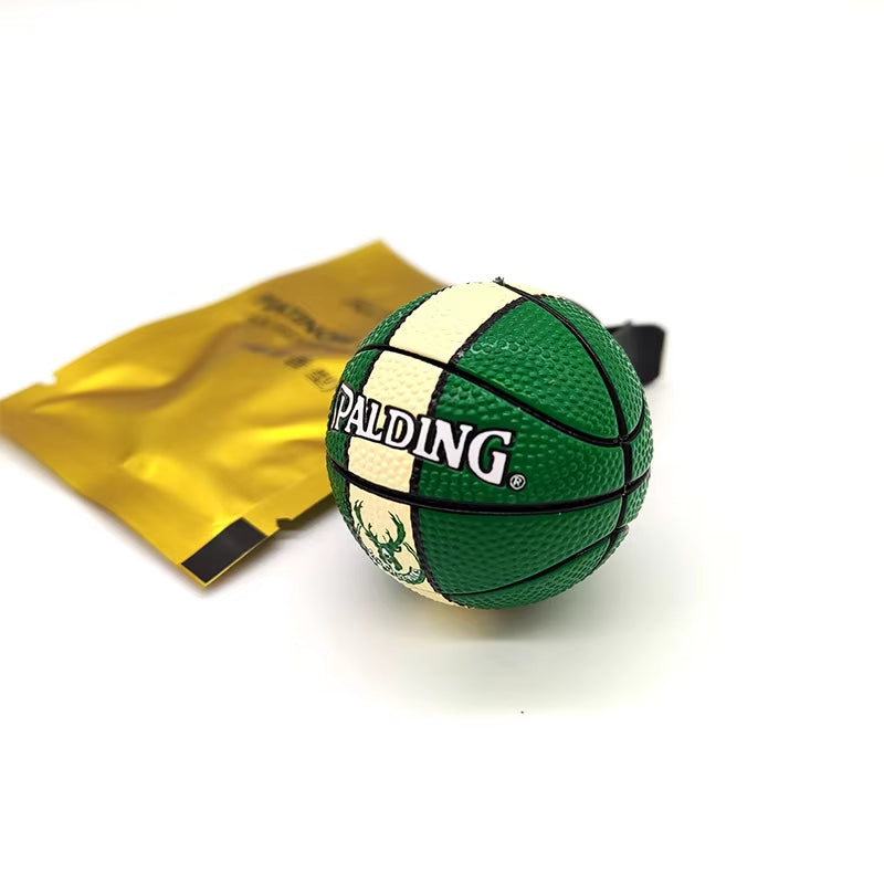 Bouncy Basketball Bliss: Funky Air Freshener for an Unforgettable Ride!