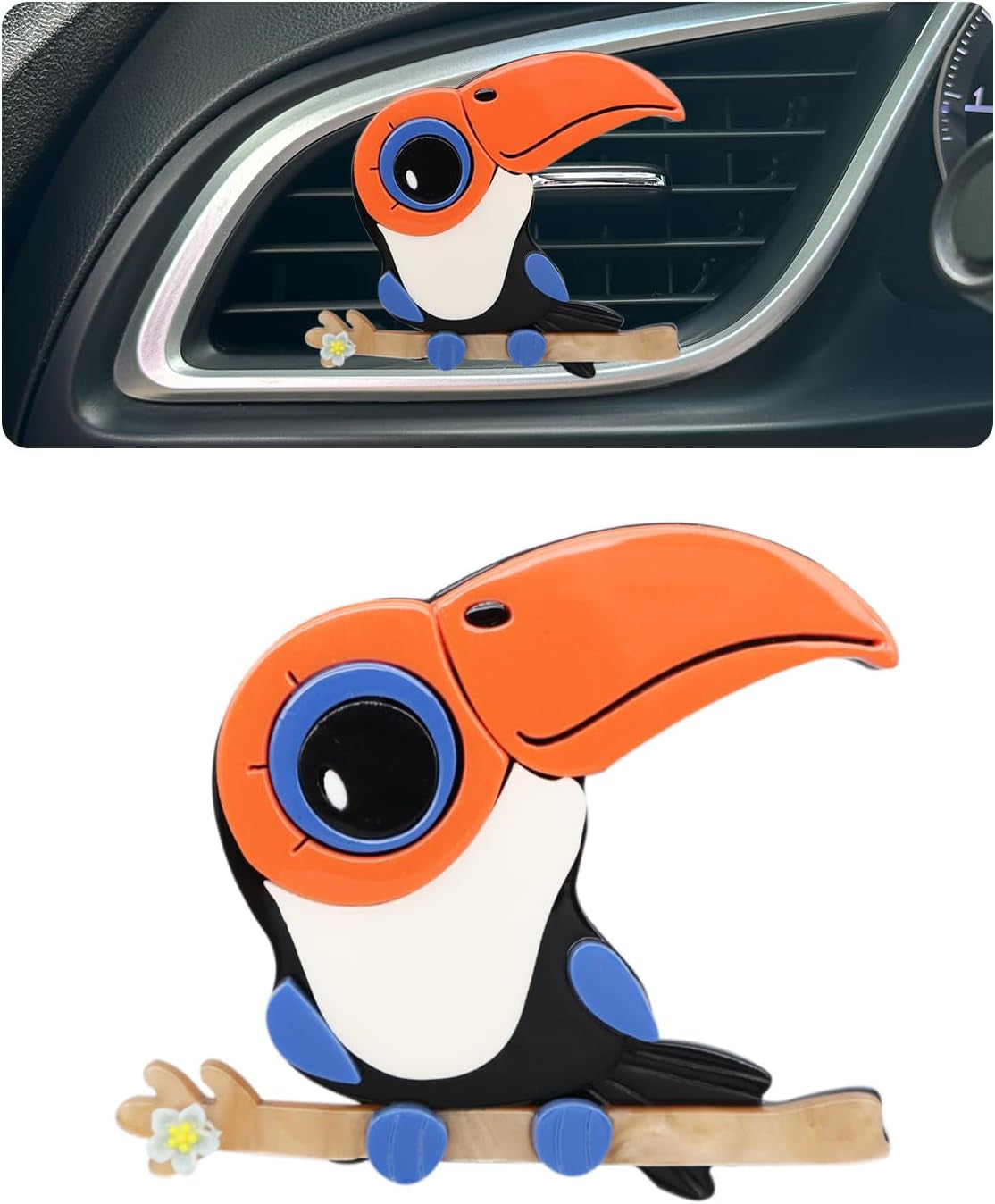 Toucans in a Clip! The Sassy Bird that Freshens Your Ride and Hilariously Doubles as a Car Therapist for Teens and Women!