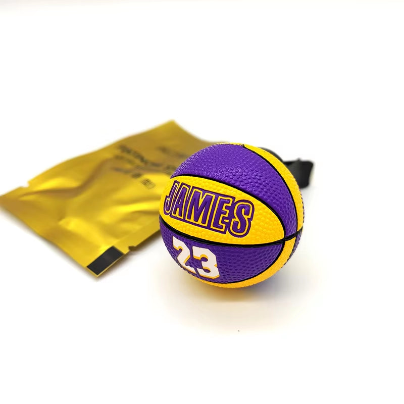 Bouncy Basketball Bliss: Funky Air Freshener for an Unforgettable Ride!