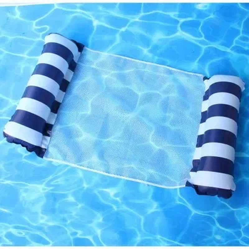 Ultimate PVC Inflatable Floating Hammock - Summer Water Lounger for Pool & Beach Fun!