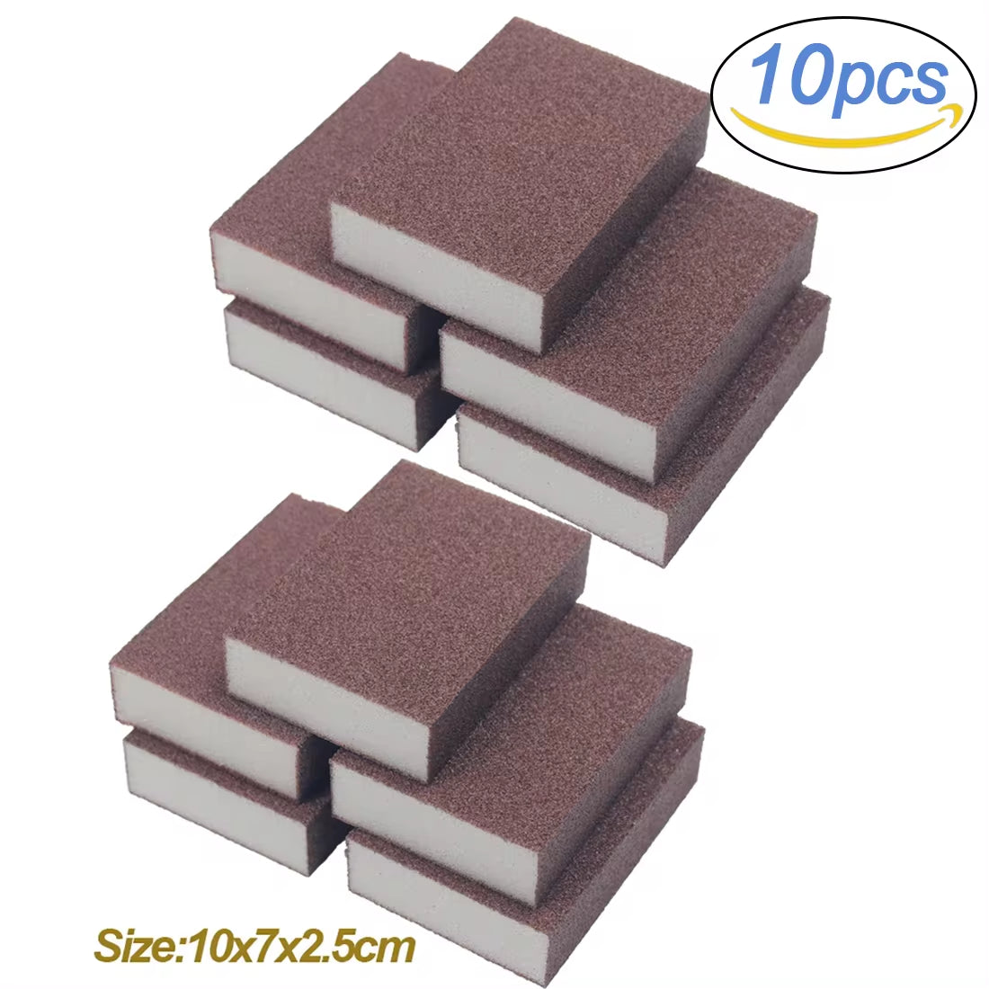 Magic Sponge Eraser Set - Rust Removal & Descaling Cleaning Brushes for Cooktops and Pots - 1/2/4/5/6/8 Pcs