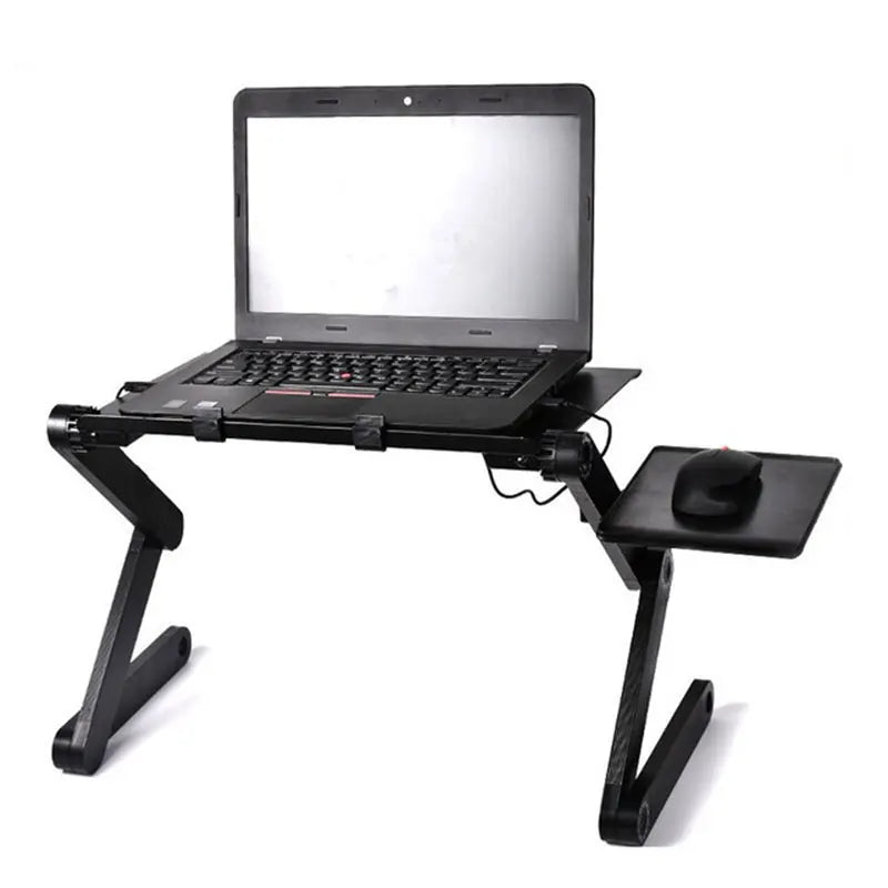 Adjustable Foldable Laptop Stand - 42x26CM Vented Desk for Comfortable Workspaces