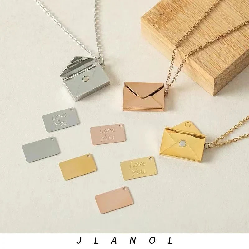 Mail It to Mom: The Envelope Necklace - Because She's Too Special for Plain Old Mail This Mother's Day!