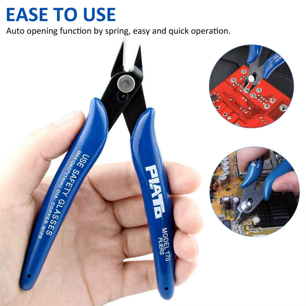 Get a Grip on Cutting: Meet Your New Favorite Carbon Steel Pliers – The Snazzy Blue Sidekicks for Home Projects!