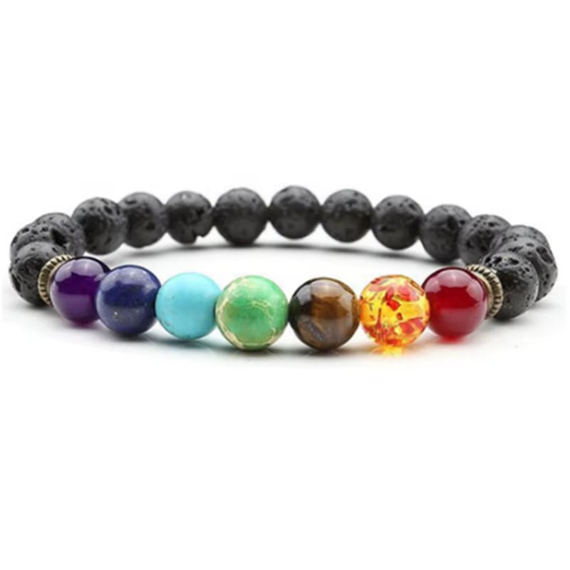 2024 Solar Chakra Bead Bracelet - Natural Stone Universe Jewelry for Men & Women, Perfect Gift for Yoga Enthusiasts