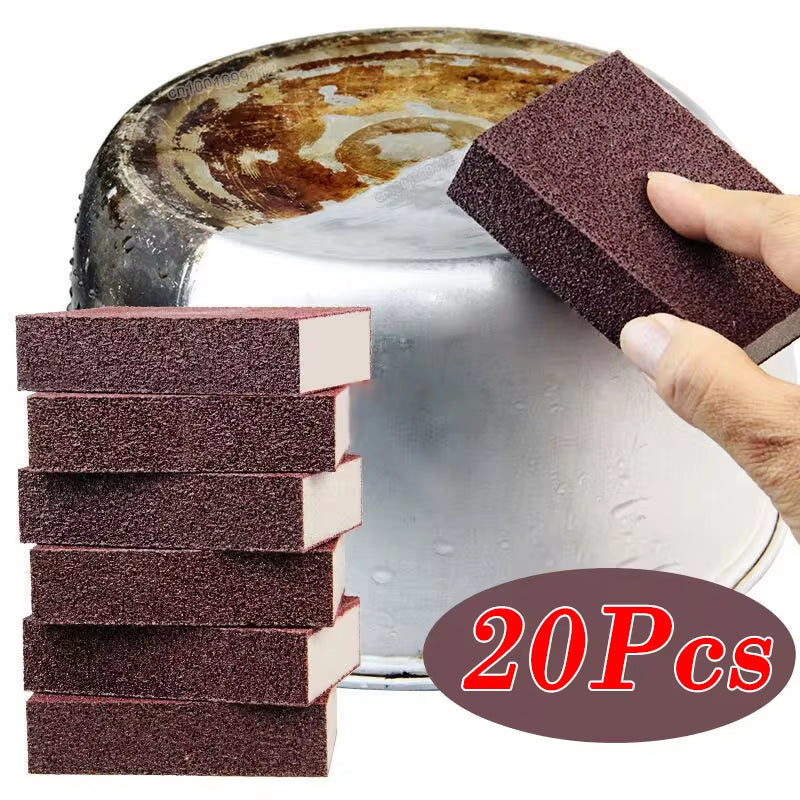 Magic Sponge Eraser Set - Rust Removal & Descaling Cleaning Brushes for Cooktops and Pots - 1/2/4/5/6/8 Pcs