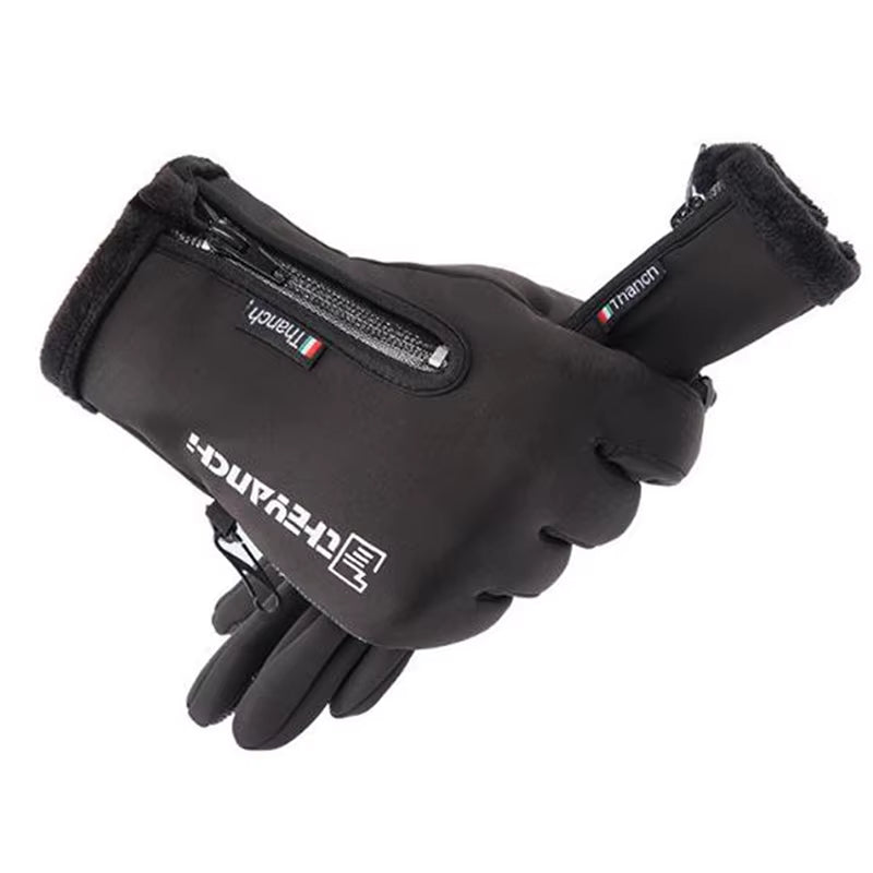 Frostbite Fighters: The Ultimate Glove for Touching Screens While Riding Through the Arctic!