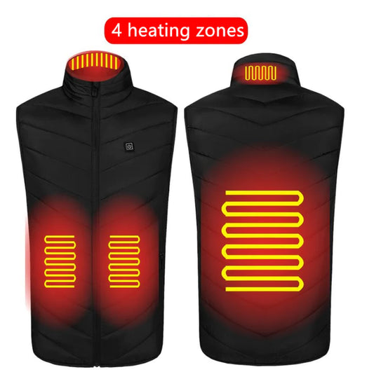 Stay Warm Anywhere: Washable USB Charging Heated Vest for Ultimate Winter Comfort